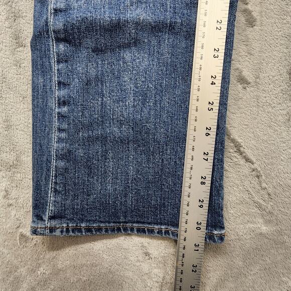 Old Navy Jeans Womens 10 Blue The Flirt Mid Rise Boot Cut Stretch Casual Y2K - Picture 11 of 13